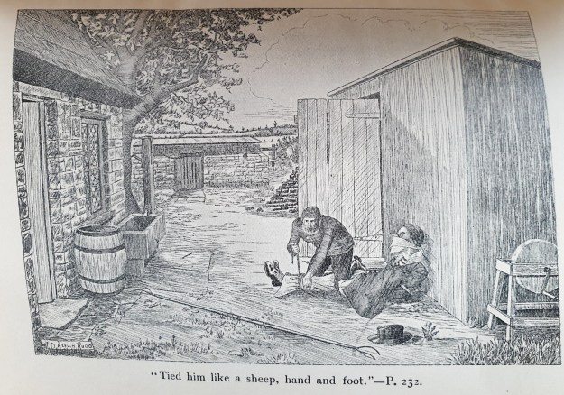 Tying up the excise man!